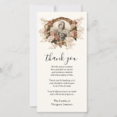 Katholische Jungfrau Mary Religious Condolence Dankeskarte (Vorderseite)