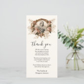 Katholische Jungfrau Mary Religious Condolence Dankeskarte (Stehend Vorderseite)