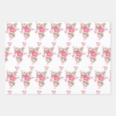 Katholische Jungfrau Mary Religious Floral Wrappin Geschenkpapier Set (Vorderseite 2)