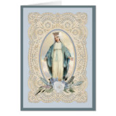 Katholische Jungfrau Mary Religious Gedicht Rose (Vorne)