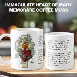 Katholische Jungfrau Mary Religious Memorare Gebet Kaffeetasse
