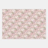 Katholische Jungfrau Mary Religious Pink Roses Wra Geschenkpapier Set (Vorderseite)