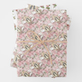 Katholische Jungfrau Mary Religious Pink Roses Wra Geschenkpapier Set (Beispiel)