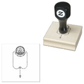 Katholische Jungfrau Mary Rosary Religious Ansprac Gummistempel (Stempel)
