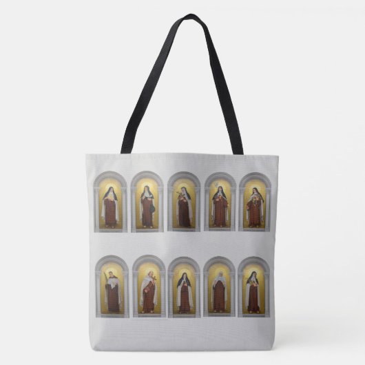 Katholische Karmelitenheilige Nonnen Priester Tasche (Vorderseite)