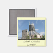 Katholische Kathedrale - Liverpool Magnet (Vorderseite/Rückseite)