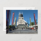 Katholische Kathedrale - Liverpool Postkarte (Vorne/Hinten)
