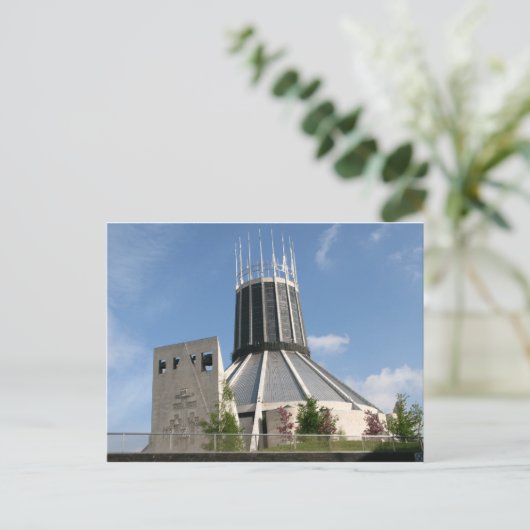 Katholische Kathedrale - Liverpool Postkarte (Stehend Vorderseite)