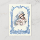 Katholische Kindertaufe Erinnerung an Heilige Kart Begleitkarte (Vorderseite)