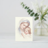 Katholische Kindertaufe Erinnerung an Heilige Kart Begleitkarte (Stehend Vorderseite)