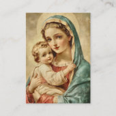 Katholische Kindertaufe Erinnerung an Heilige Kart Begleitkarte (Vorderseite)