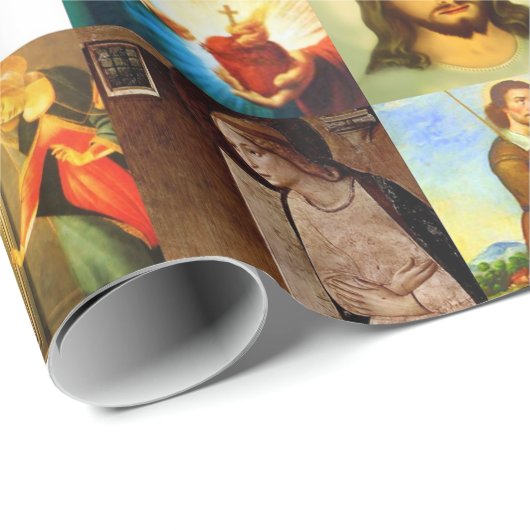 Katholische Kirche 33 A.D. Wrapping Paper Geschenkpapier (Rolleneckpunkt)