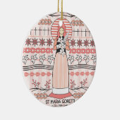 Katholische Kirche Santa Maria Goretti Keramik Ornament (Rechts)