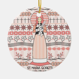 Katholische Kirche Santa Maria Goretti Keramik Ornament