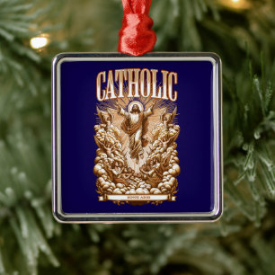 Katholische Kirche seit AD33 Traditionelle Ornament Aus Metall