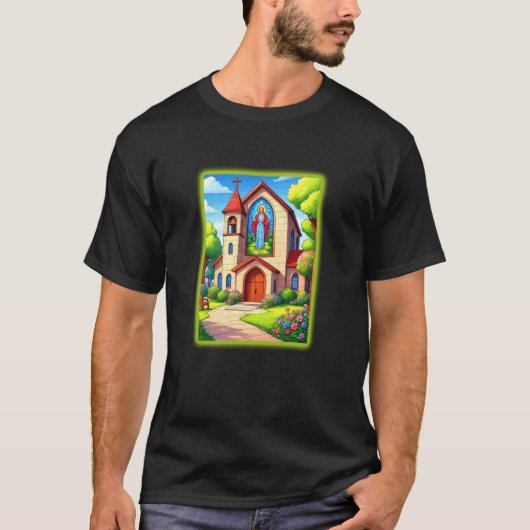 Katholische Kirche T-Shirt (Vorderseite)