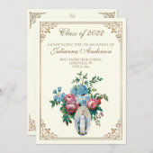 Katholische Klassik Eleganter religiöser Abschluss Einladung (Vorne/Hinten)