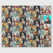 Katholische klassische Bilder Jesus Mary Angel Geb Geschenkpapier (Flach)