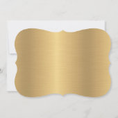 Katholische klassische Elegante Hochzeit Einladung (Rückseite)