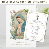 Katholische Kommune Eucharist gesegnet Mary Einladung