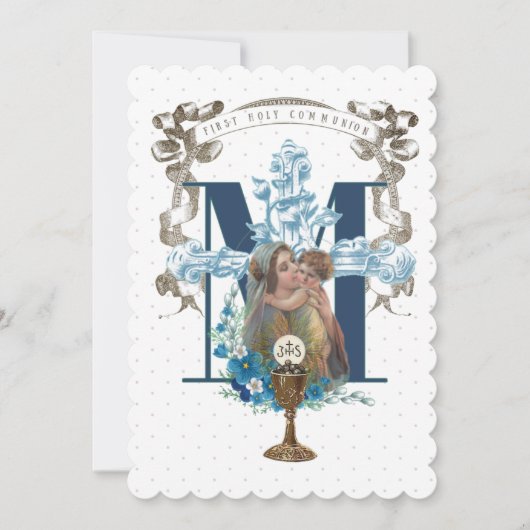 Katholische Kommune Jungfrau Mary Jesus Einladung (Vorderseite)