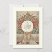 Katholische Kommunistische Priestermesse Eucharist Einladung (Vorderseite)