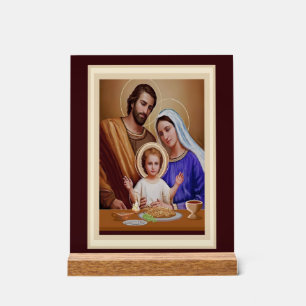 Katholische Kunst der Heiligen Familie Acrylschild