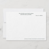 Katholische Kunst - Gebetskarte | Heiliger Romuald Einladung (Rückseite)