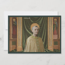Katholische Kunst Heilige Karte | Heiliger Ethelwo