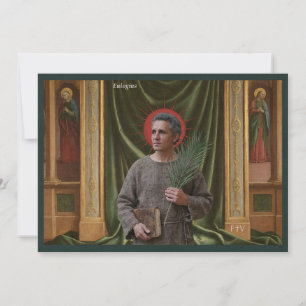 Katholische Kunst Heilige Karte Heiliger Eulogiu