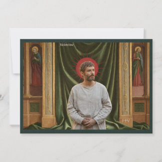 Katholische Kunst Heilige Karte | Heiliger Valenti