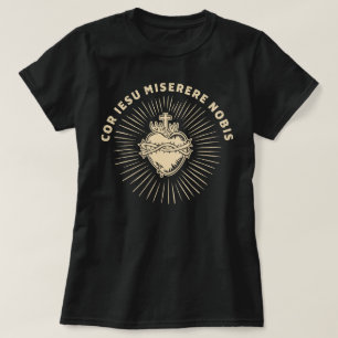 Katholische Lateinmesse Heiliges Herz Jesu T-Shirt