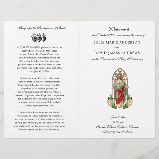 Katholische Lateinmesse Hochzeit Heiliges Herz Pro (Vorderseite)