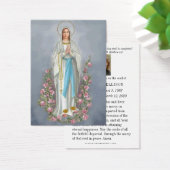 Katholische Lourdes Beerdigungskarte (Schreibtisch)