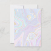 Katholische Mädchen erste kommunion Flüssigkeit Ma Einladung (Rückseite)