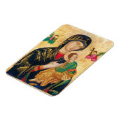 Katholische Magnet Unsere Lady des Ikons der ewige (Linke Seite)