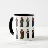 Katholische Männer Heilige Tasse (Vorderseite Links)