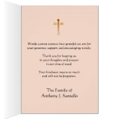 Katholische Maria Beerdigung Beileid Heilige Karte (Innen (Rechts))