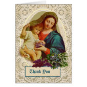 Katholische Maria Jesus Beerdigung Heilige Karte D (Vorne)