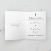 Katholische Maria Jesus Beileid Angebot Karte (Innenseite)