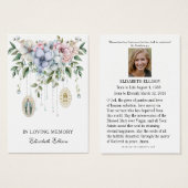 Katholische Maria Memorare Gebet Beerdigung Gebets (Vorne & Hinten)