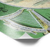 Katholische Mass Irish Woman Church Harfe Fotodruck (Ecke)