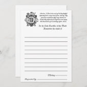 Katholische Masse Alle Soule Erinnerung an die Tot (Vorne/Hinten)