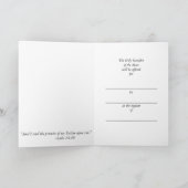 katholische Masse Jesus Altar Angebot Karte (Innenseite)