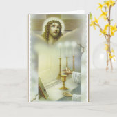 katholische Masse Jesus Altar Angebot Karte (Gelbe Blume)