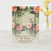 katholische Masse religiöses Beileid Angebot Karte (Gelbe Blume)