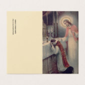 Katholische Messe Gebete Jesus Heilige Karten (Außenseite Aufgefaltet)