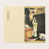 Katholische Messe Gebete Jesus Heilige Karten (Außenseite Aufgefaltet)