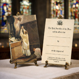Katholische Messopfer Jesus Heilige Karten