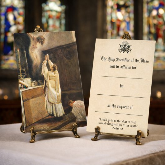 Katholische Messopfer Jesus Heilige Karten